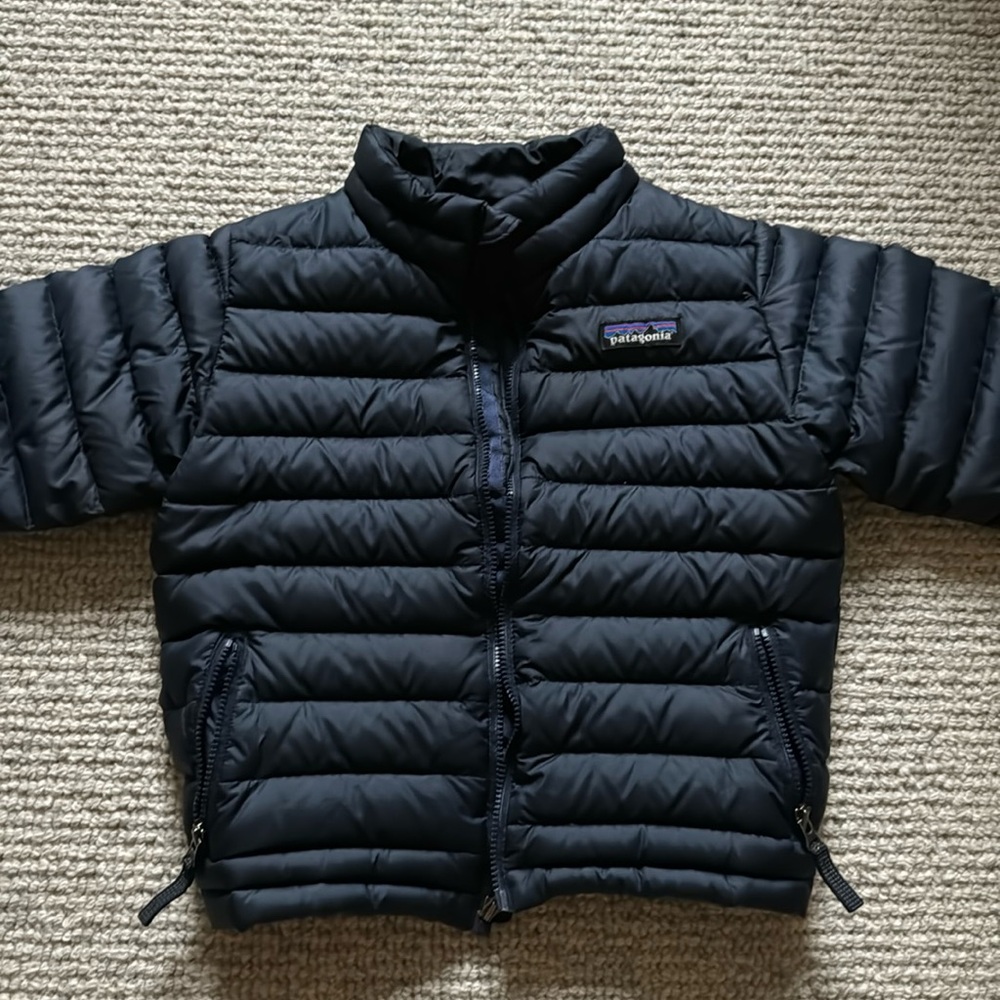 Patagonia Toddler Down Sweater Size 4T Navy